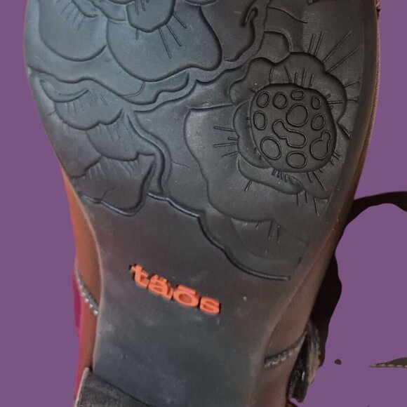 Taos Angel Mary Jane Black Leather With Strap Size 8 - Picture 14 of 16